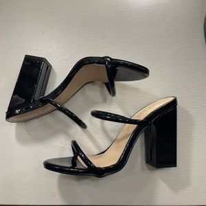 Shein black mule heel 👠